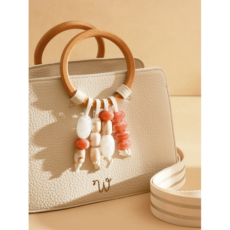 Woomen Vegan handtas ecru 4