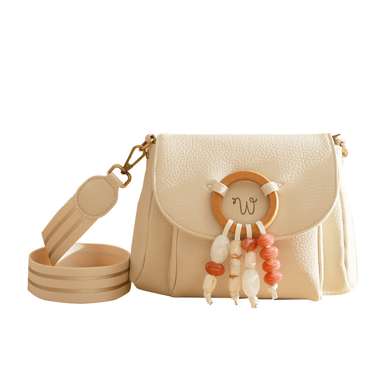 Woomen Vegan crossbody ecru 1