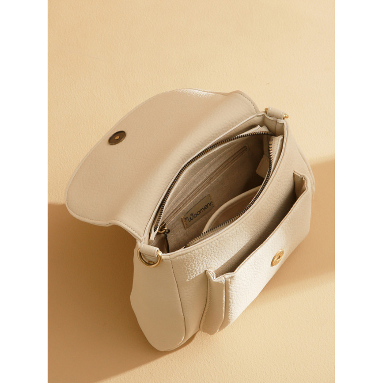 Woomen Vegan crossbody ecru 4