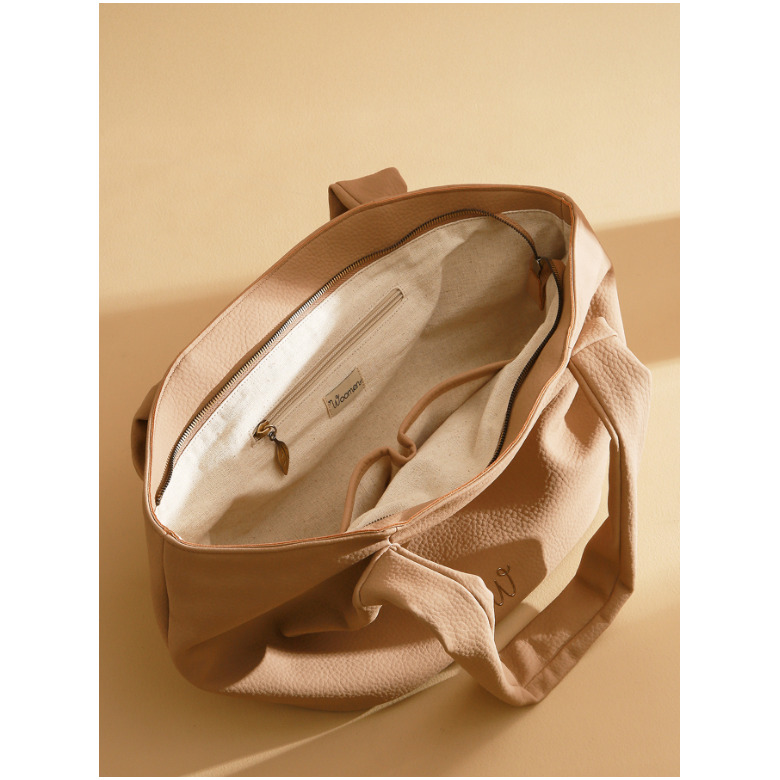 Woomen Vegan schoudertas beige 4