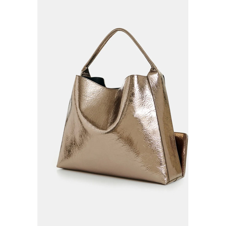 Essentiel shopper goud 3