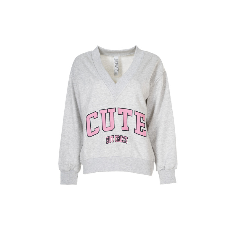 Dame Blanche sweater gris 1