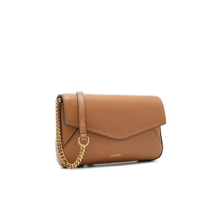 Lancel sac bandoulière camel