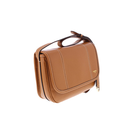 Lancel sac bandoulière camel