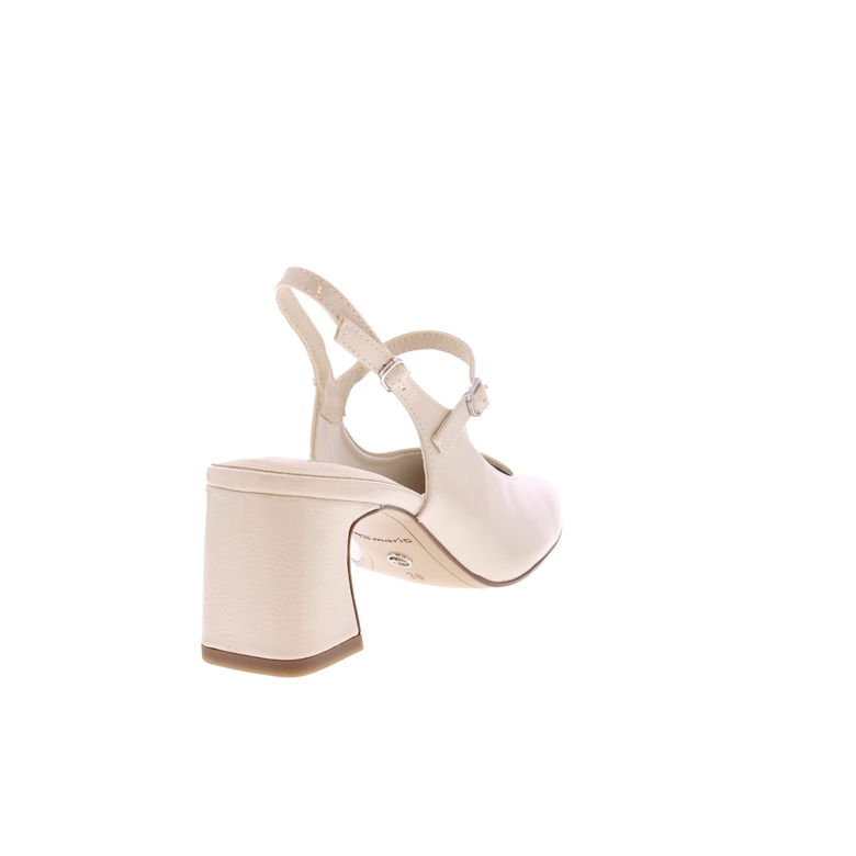 Tamaris slingbacks ecru 4