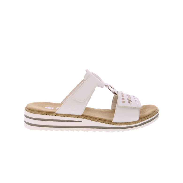 Rieker tongs blanc 1