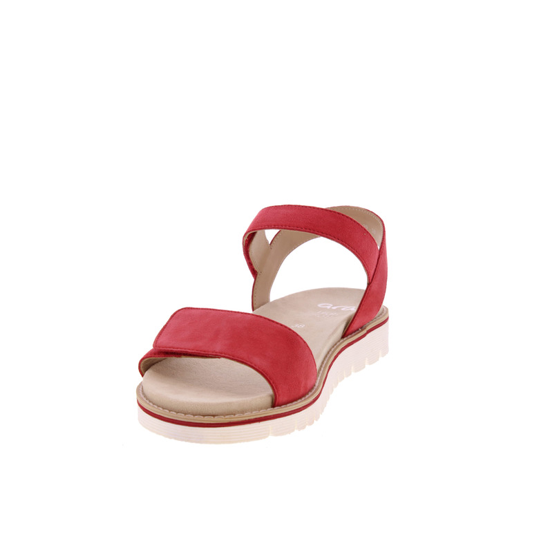 Ara sandales rouge 3