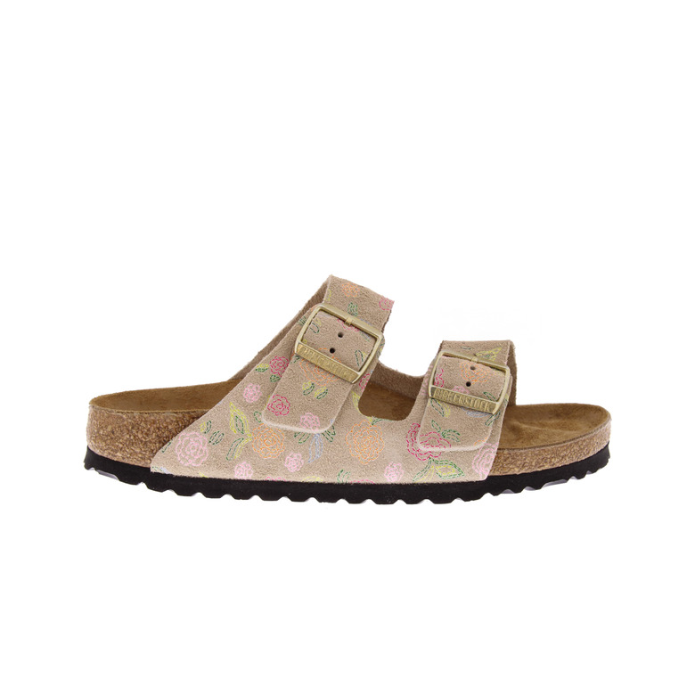 Birkenstock tongs beige 1