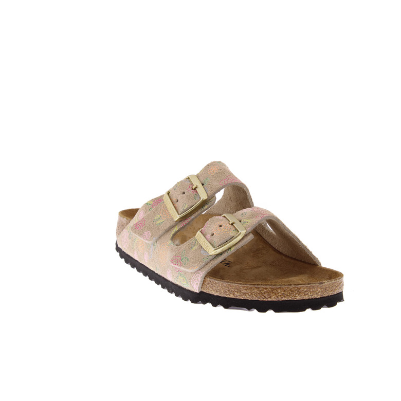 Birkenstock tongs beige 2