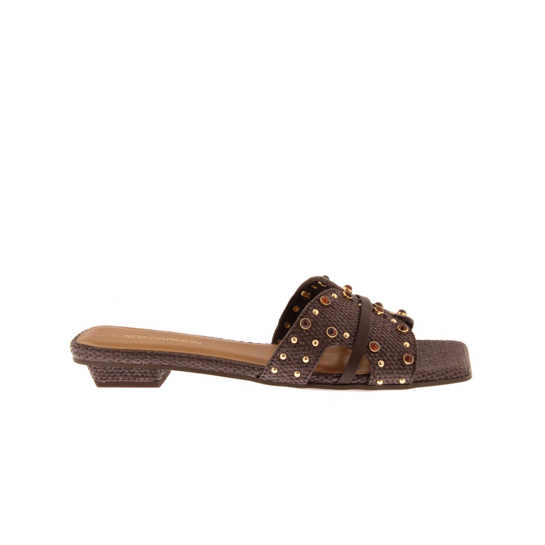 Noa Harmon thong slippers brown 1