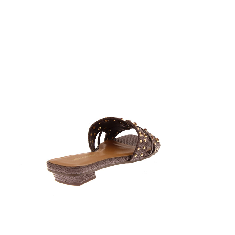 Noa Harmon thong slippers brown 4