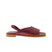 Allan K sandals bordeaux 1