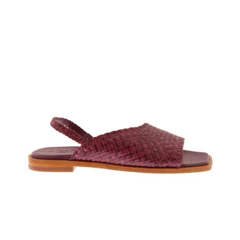 Allan K sandals bordeaux 1