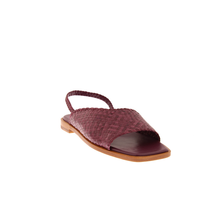 Allan K sandals bordeaux 2