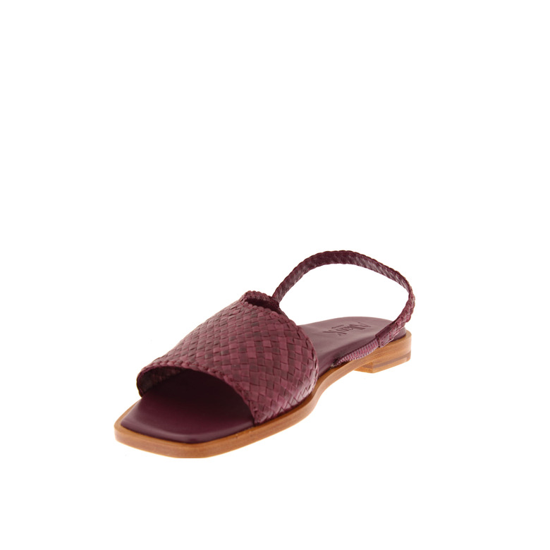 Allan K sandals bordeaux 3