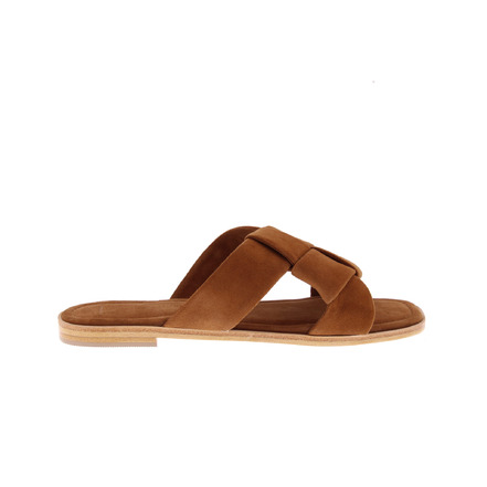 Corridoni thong slippers cognac
