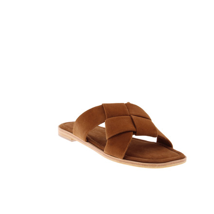 Corridoni thong slippers cognac