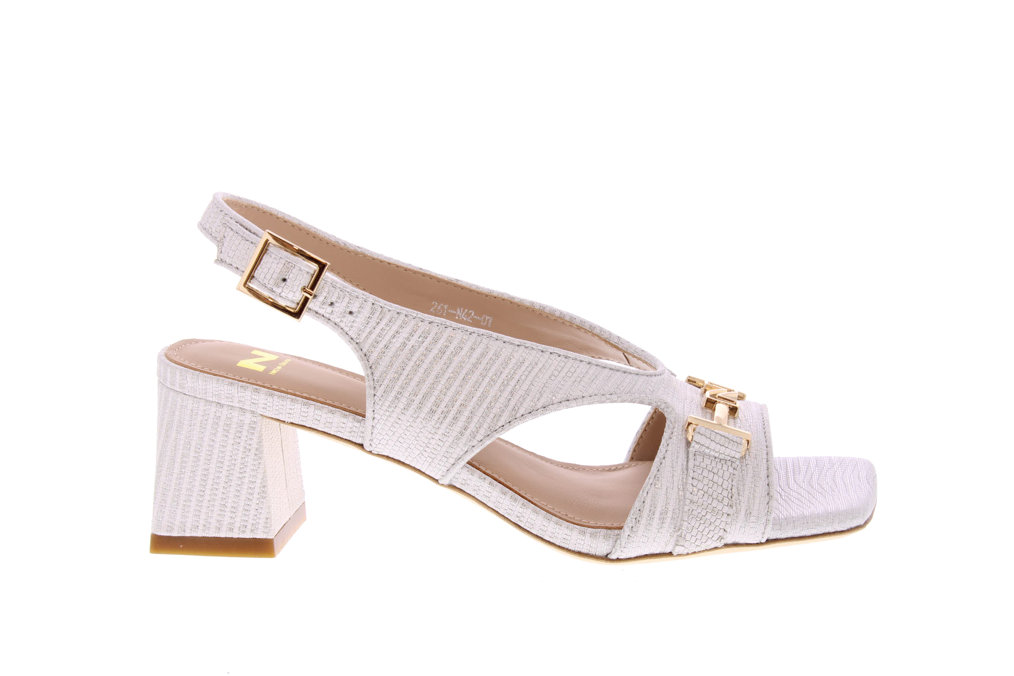 【natume】 Sandals | Nathan-baume | Silver | 261-N42-01 | Free delivery