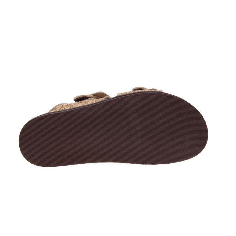Regarde Le Ciel thong slippers camel 5