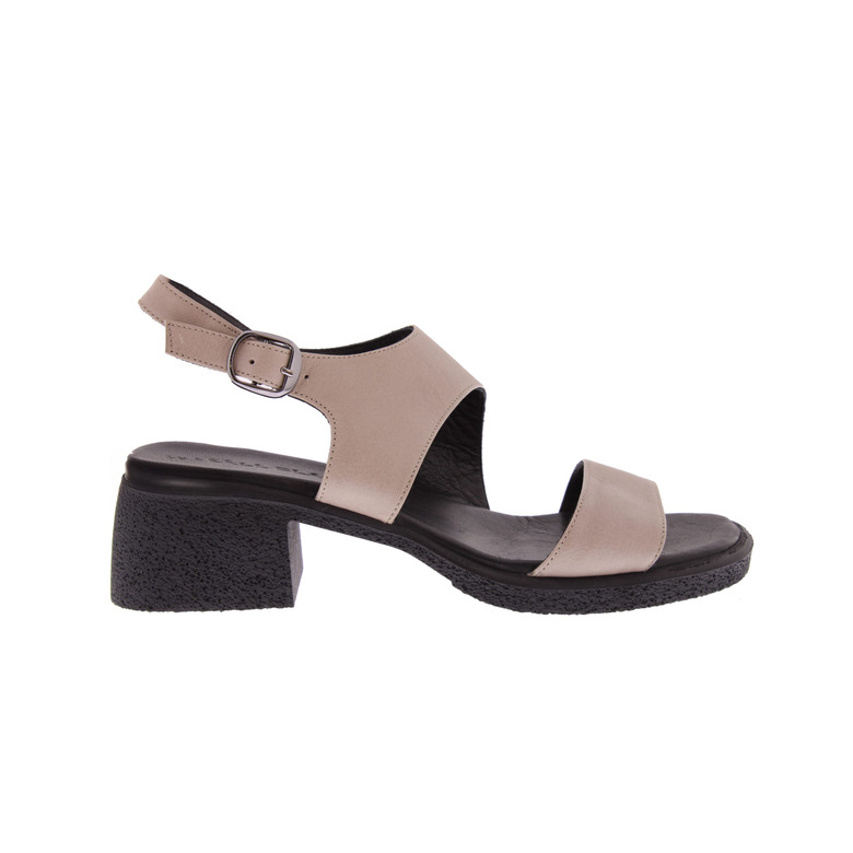 All Black sandals taupe 1