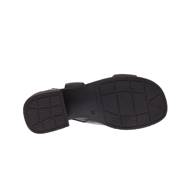 All Black sandals black 5