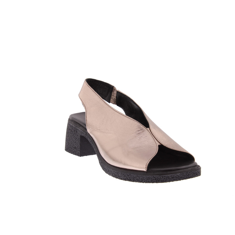 All Black sandals bronze 2