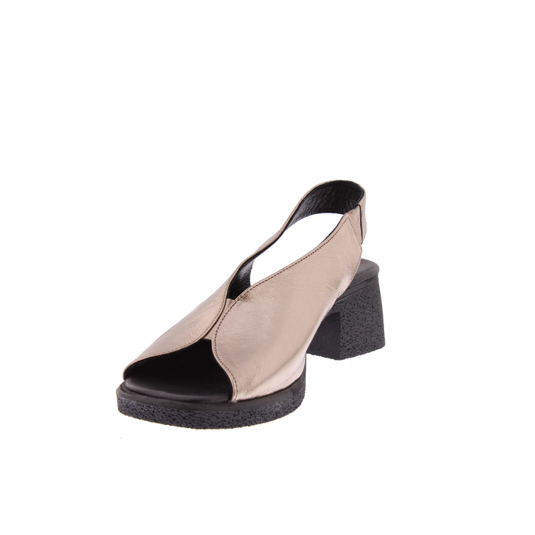 All Black sandals bronze 3