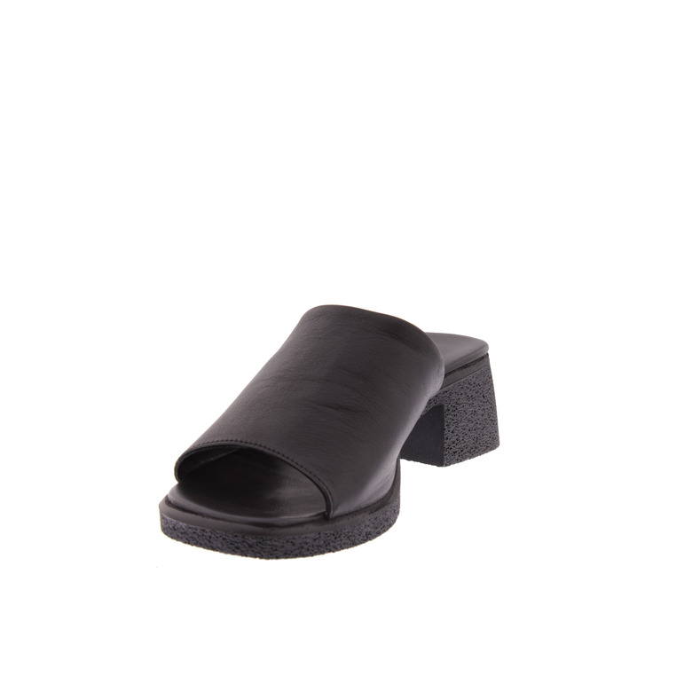 All Black thong slippers black 3