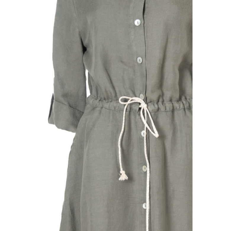 120%lino robe vert 2