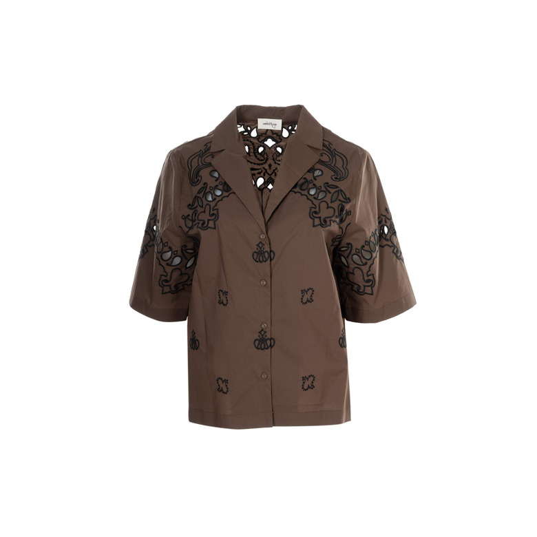 Ottod'ame blouse brown 1