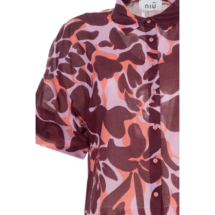 Niu blouse paars