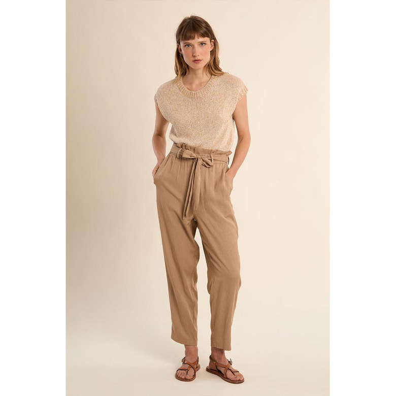 Molly Bracken broek camel 2