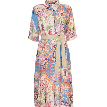 Agua jurk multi color