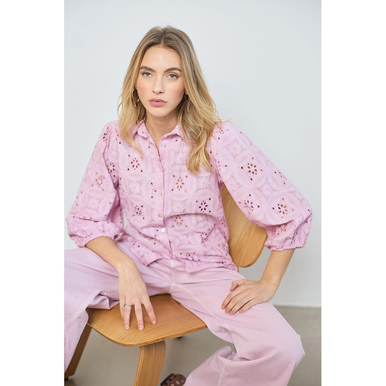 Love At Me chemisier rose 2