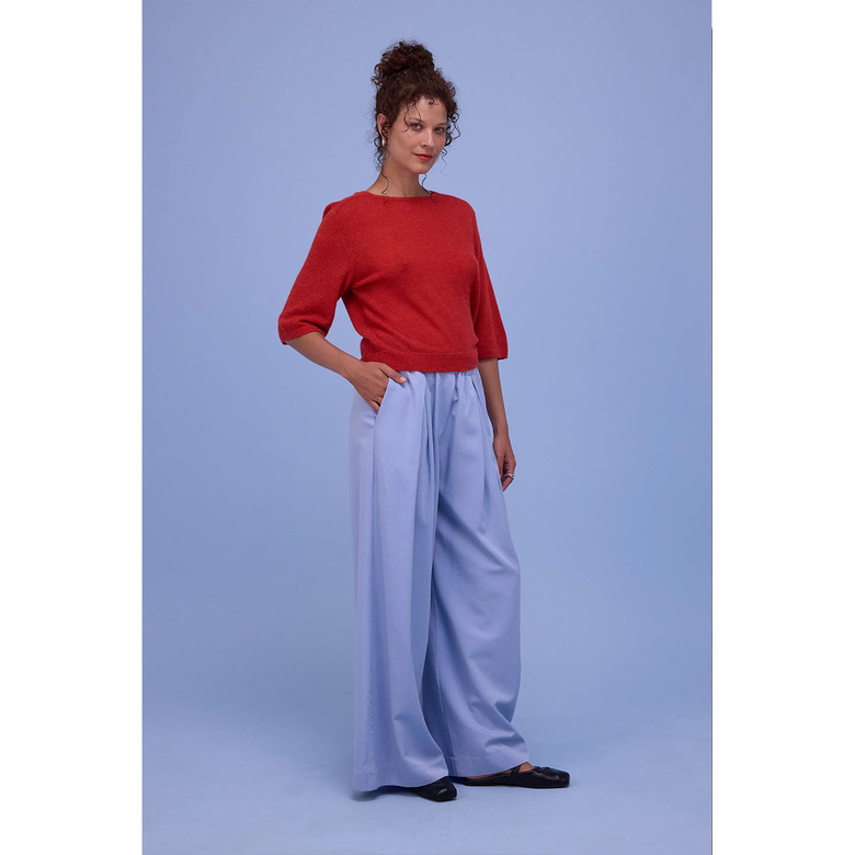 Nathalie Vleeschouwer pantalon bleu 2