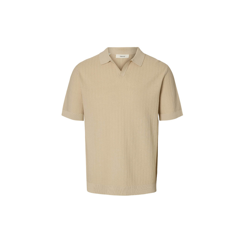 Selected Homme polo beige 1