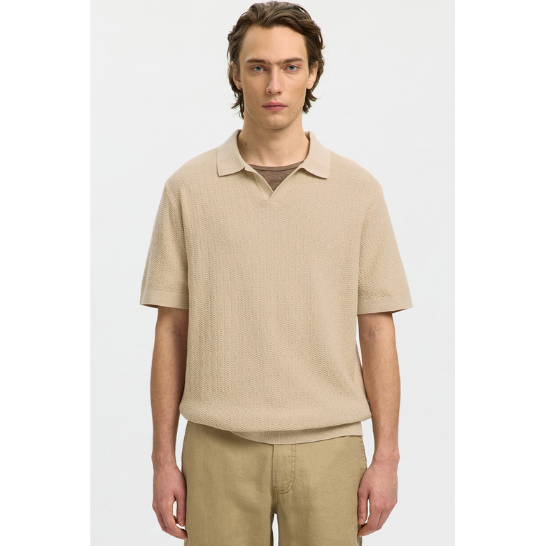 Selected Homme polo beige 2