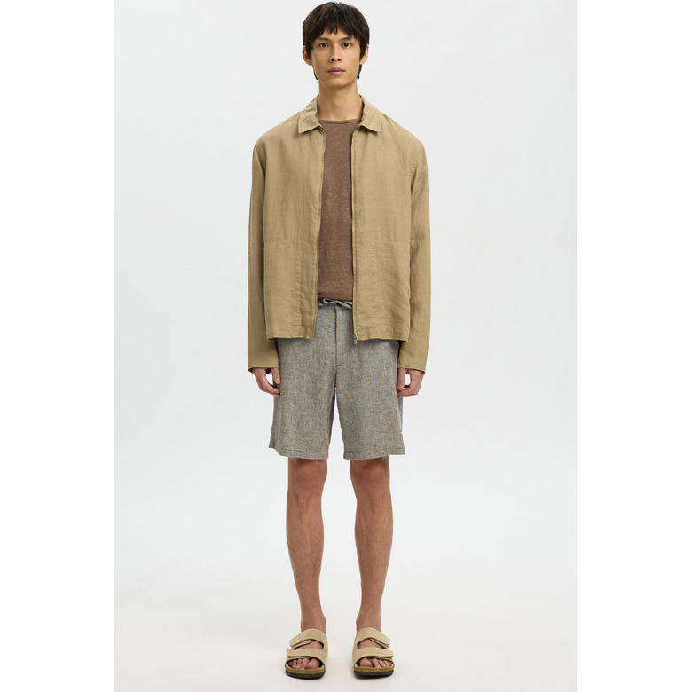 Selected Homme short brun 2