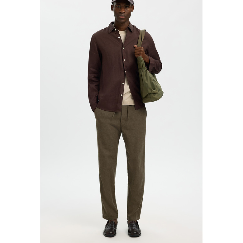 Selected Homme trousers green 2