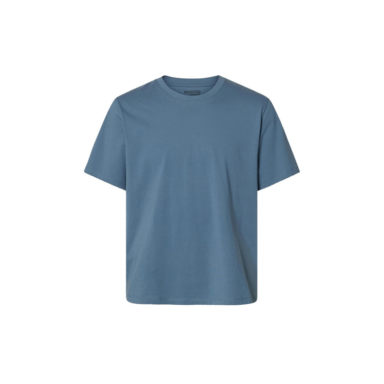 Selected Homme t-shirt bleu 1