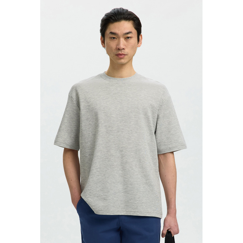 Selected Homme t-shirt gris 2