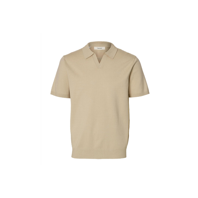 Selected Homme polo beige 1