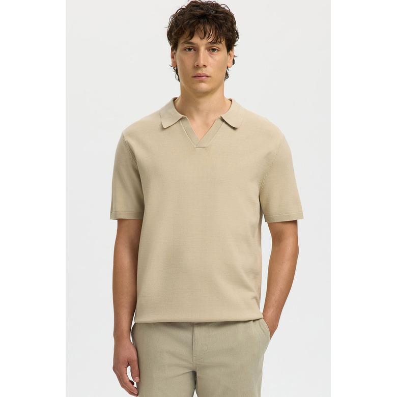 Selected Homme polo beige 2
