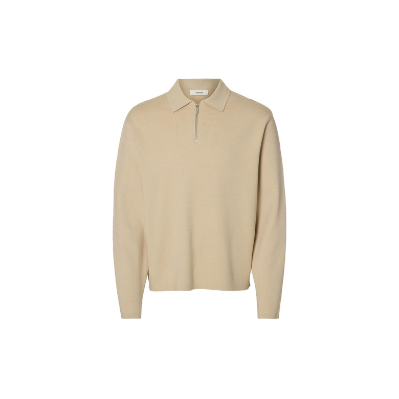 Selected Homme polo beige 1