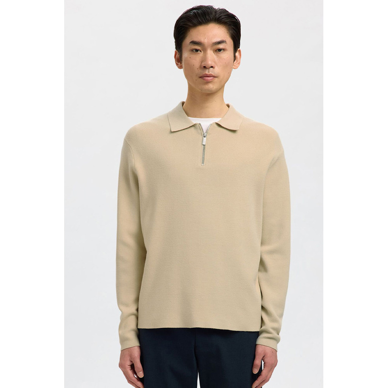 Selected Homme polo beige 2