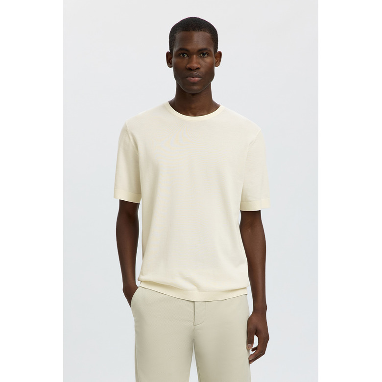 Selected Homme t-shirt ecru 2