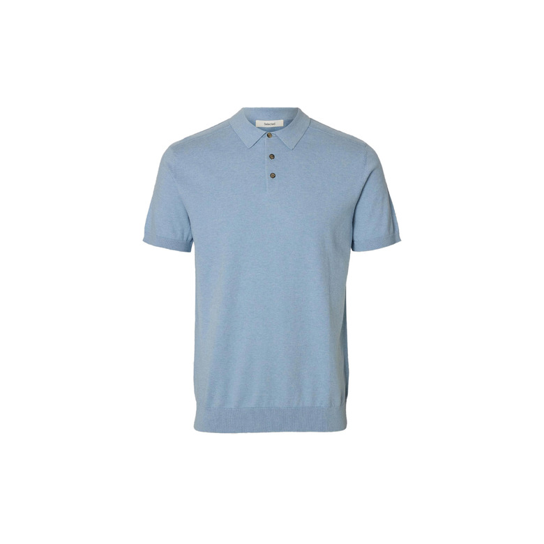 Selected Homme polo bleu 1