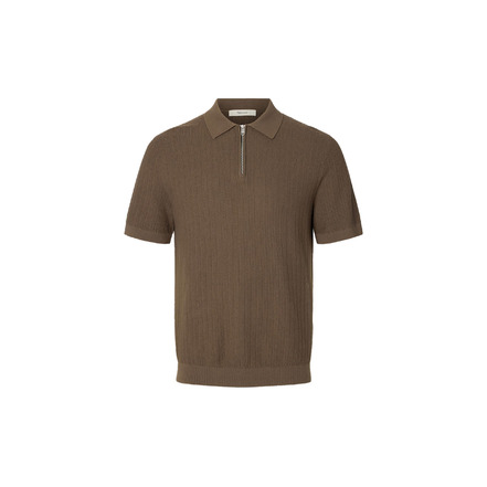 Selected Homme polo brun