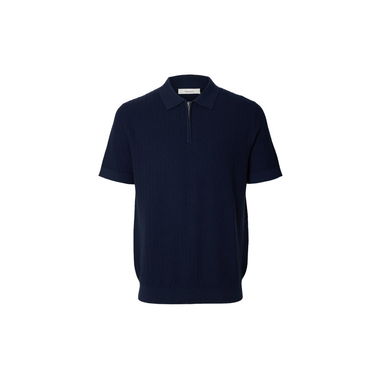 Selected Homme polo bleu 1