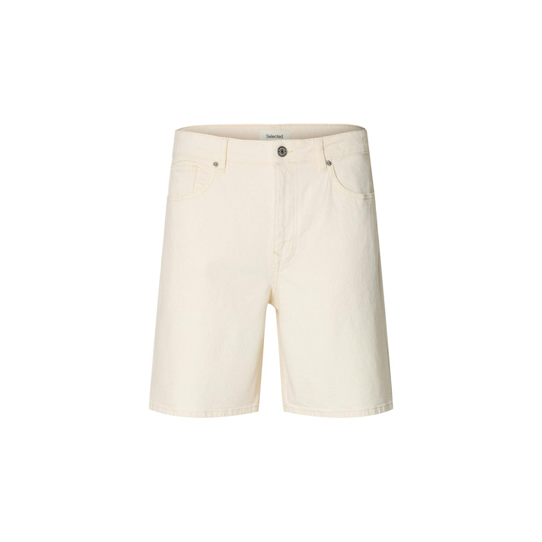 Selected Homme short ecru 1